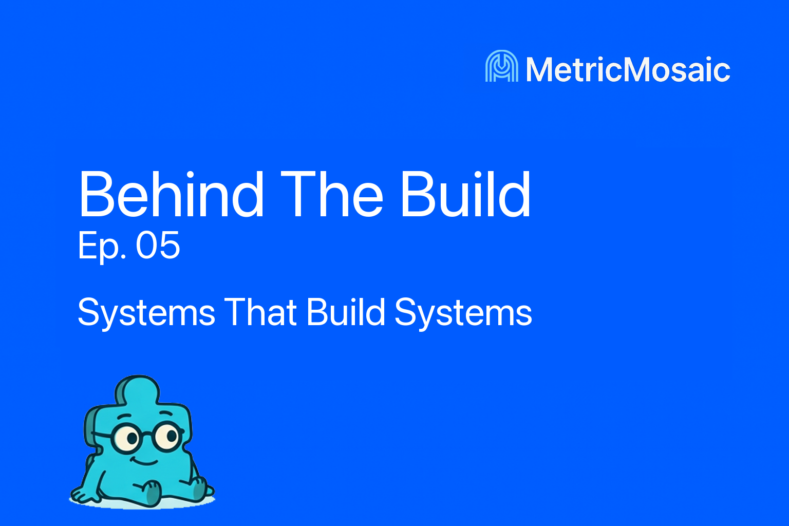 How We're Building Infrastructure That Improves Itself